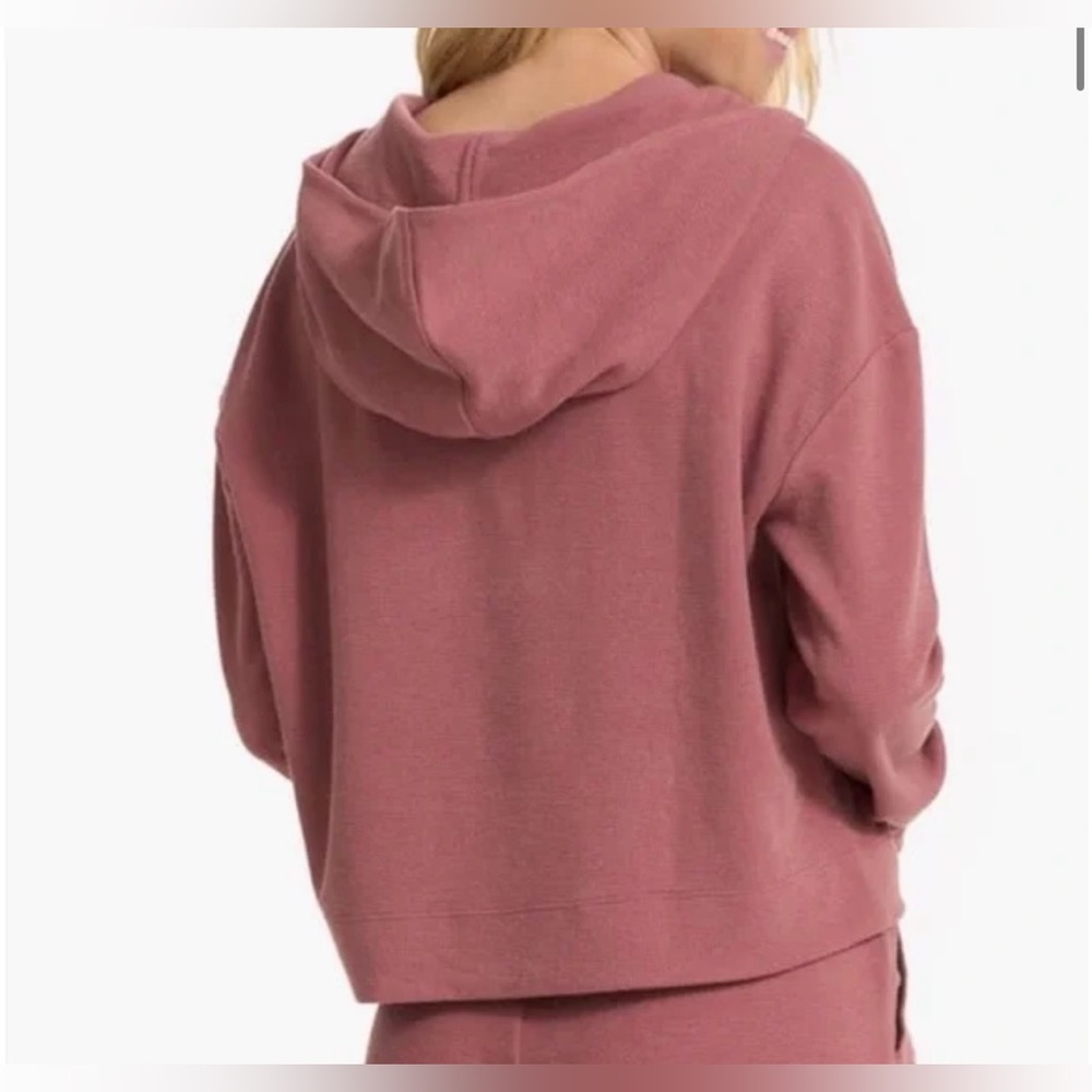 Vuori Bayview Rosewood Thermal Quarter Snap Hoodie. Women’s Size Large - Picture 2 of 6